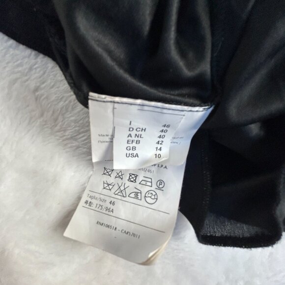 Missoni Women Black Knit Textured Sleeveless Sweater Dress Size 10 Made in Italy - Picture 5 of 11